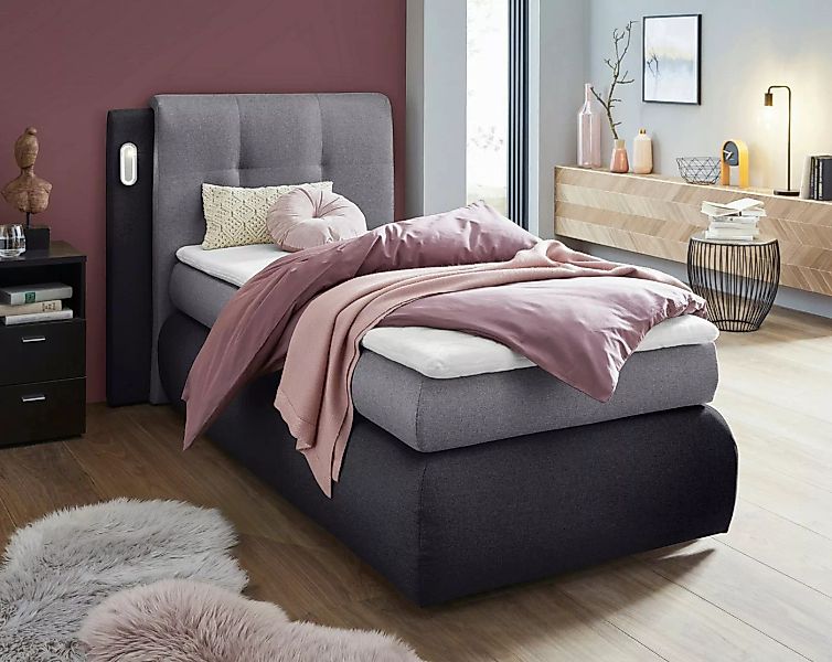 COLLECTION AB Boxspringbett Borna, inklusive Bettkasten, LED-Beleuchtung un günstig online kaufen