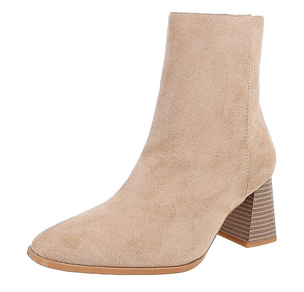Ital-Design Elegante Stiefelette mit Blockabsatz für Damen Stiefelette (901 günstig online kaufen