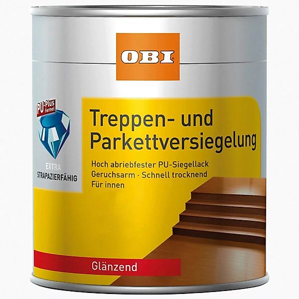 OBI Treppen- und Parkettversiegelung Transparent glänzend 750 ml günstig online kaufen