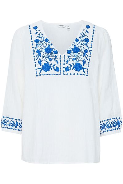 b.young Kurzarmbluse "Kurzarmbluse BYICOLET VNECK BLOUSE -" günstig online kaufen