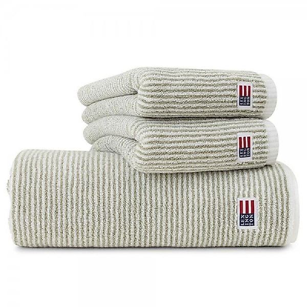 Lexington Badetücher Handtuch Original Weiß Grün günstig online kaufen
