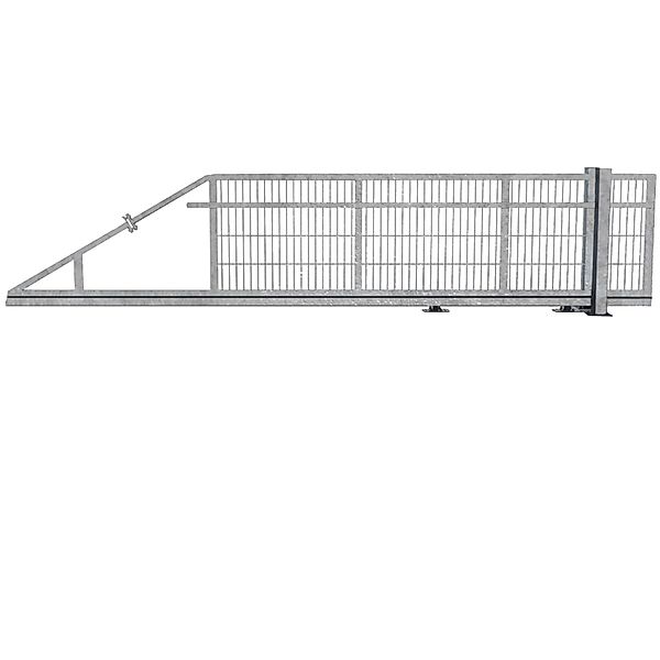 Schiebetor Laufrichtung Rechts Elektrisch Zink 500 cm x 100 cm günstig online kaufen