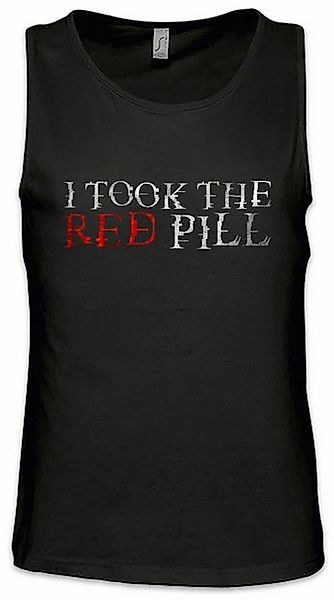 Urban Backwoods Tanktop I Took The Red Pill Ärmelloses T-Shirt Blue Knowled günstig online kaufen