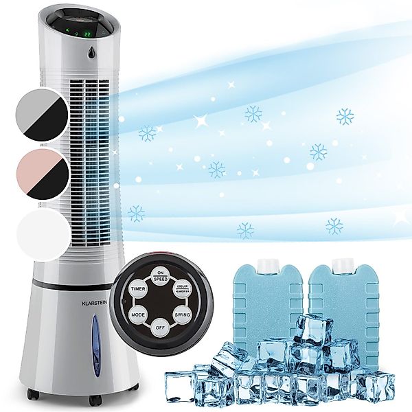 Klarstein Ventilatorkombigerät Skyscraper Ice 4-in-1 Luftkühler, günstig online kaufen