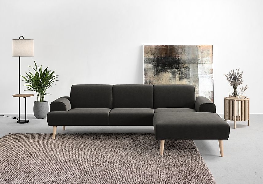 Home affaire Ecksofa "Swift Scandic Design, Federkern für hohen Sitzkomfort günstig online kaufen