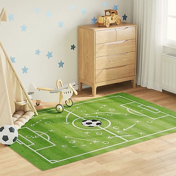 vidaXL Teppich Kinderteppich Grün 160x230 cm günstig online kaufen