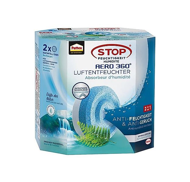 Pattex Luftbefeuchter 9H AHAWF Nachfülltabs AERO 360°, Luftentfeuchter 2 x günstig online kaufen