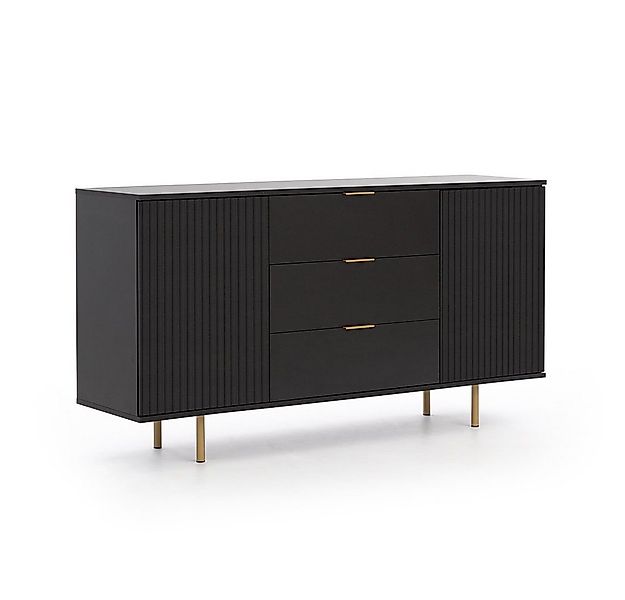 Lomadox Wohnzimmer-Set NADOR-132, (Mega-Spar-Set, 2-St., Sideboard Vitrine) günstig online kaufen