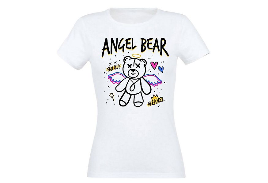 Banco T-Shirt Damen Sommershirt mit verschiedenen Bärendruck Streetwear Run günstig online kaufen