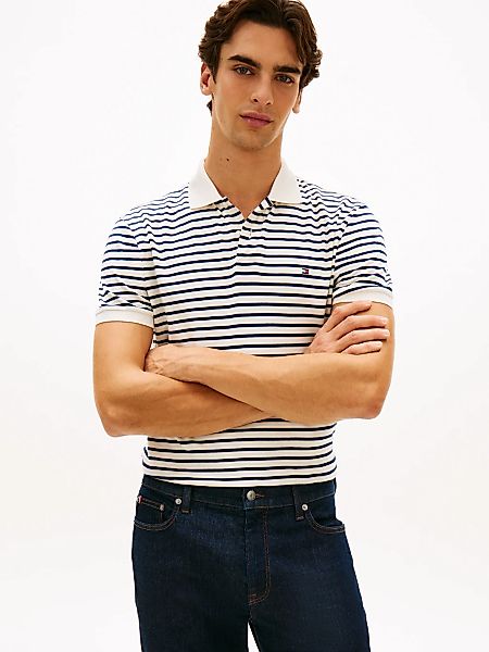 Tommy Hilfiger Poloshirt "LIQUID COTTON REG SEASONAL POLO" mit Logostickere günstig online kaufen
