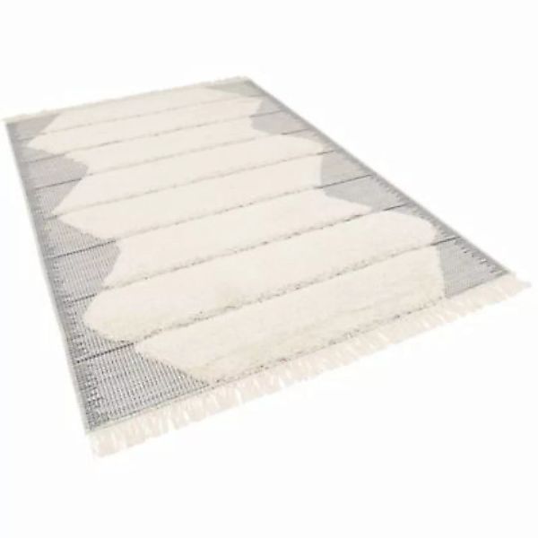 Pergamon In & Outdoor Teppich Shaggy Sylt Trend Teppiche grau Gr. 133 x 190 günstig online kaufen