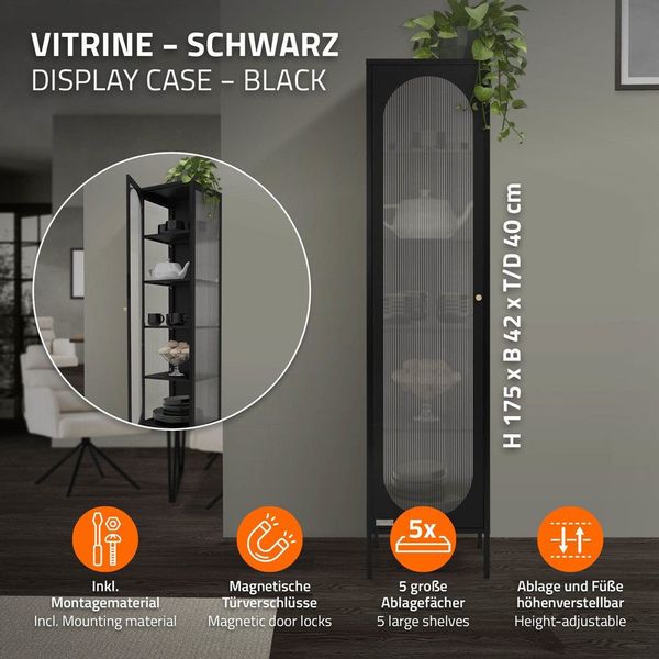 ML-DESIGN Vitrine Buffet Küchenschrank Vitrinenschrank für günstig online kaufen