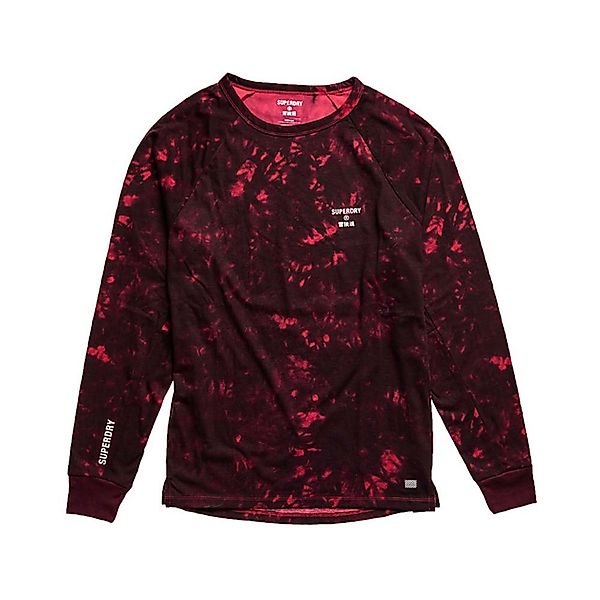 Superdry Train Loose Langarm-t-shirt XL Pink Tie Dye günstig online kaufen