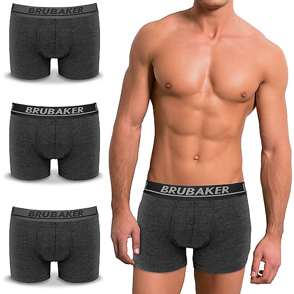 BRUBAKER Boxershorts 4er Pack Herren Unterhose günstig online kaufen