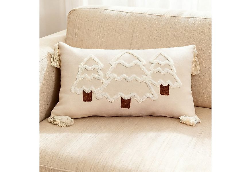 OKWISH Kissenbezüge Weihnachtskissenbezug 30x50 cm Sofakissenbezug Dekokiss günstig online kaufen