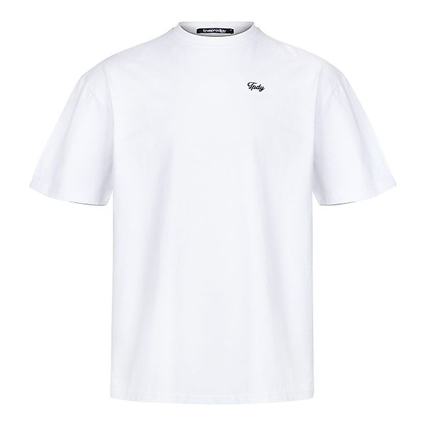 trueprodigy Oversize-Shirt Nika Logostickerei Rundhals dicker günstig online kaufen