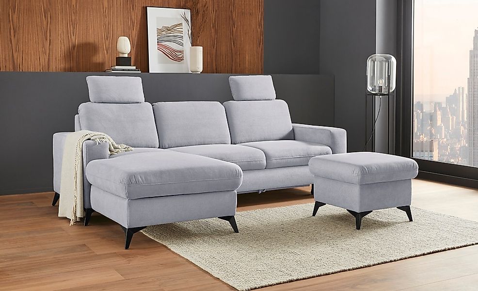 Places of Style Ecksofa Lolland L-Form, Wahlweise mit Bettfunktion und Bett günstig online kaufen