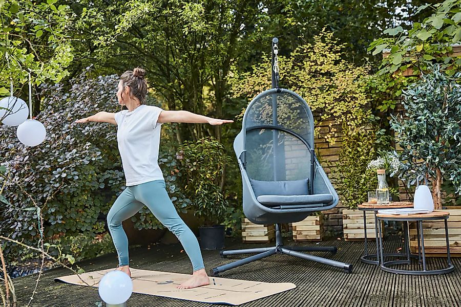 Siena Garden Hängesessel "YOBAYA" Korb platzsparend faltbar günstig online kaufen