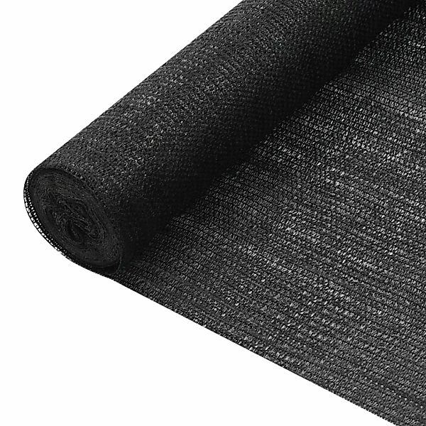 Zaunblende Schwarz 3,6x25 M Hdpe 75 G/m² günstig online kaufen