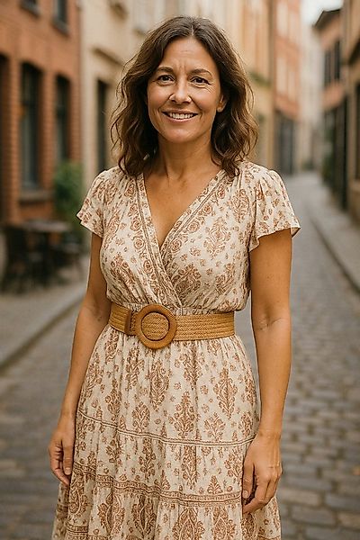 Ella Jonte Flechtgürtel sommerlicher Boho Stretchgürtel in Bastoptik 80-95 günstig online kaufen