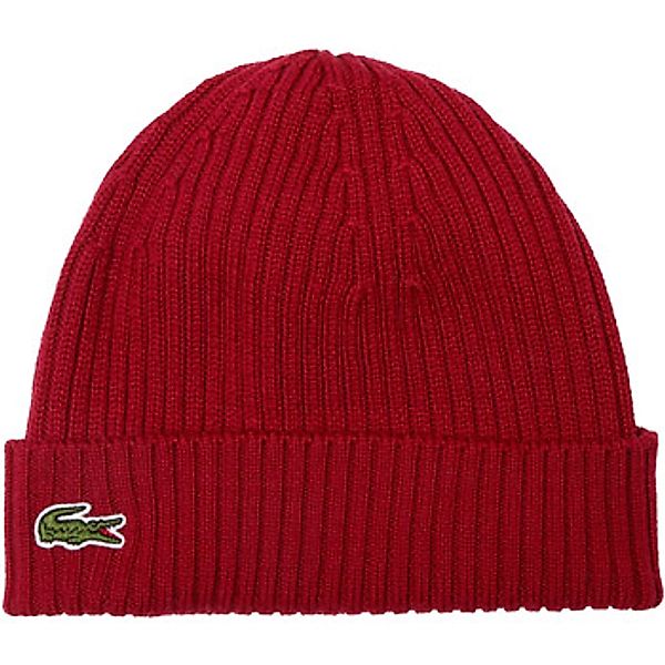 Lacoste Strickmütze Accessoires - Mütze (bordeaux) günstig online kaufen
