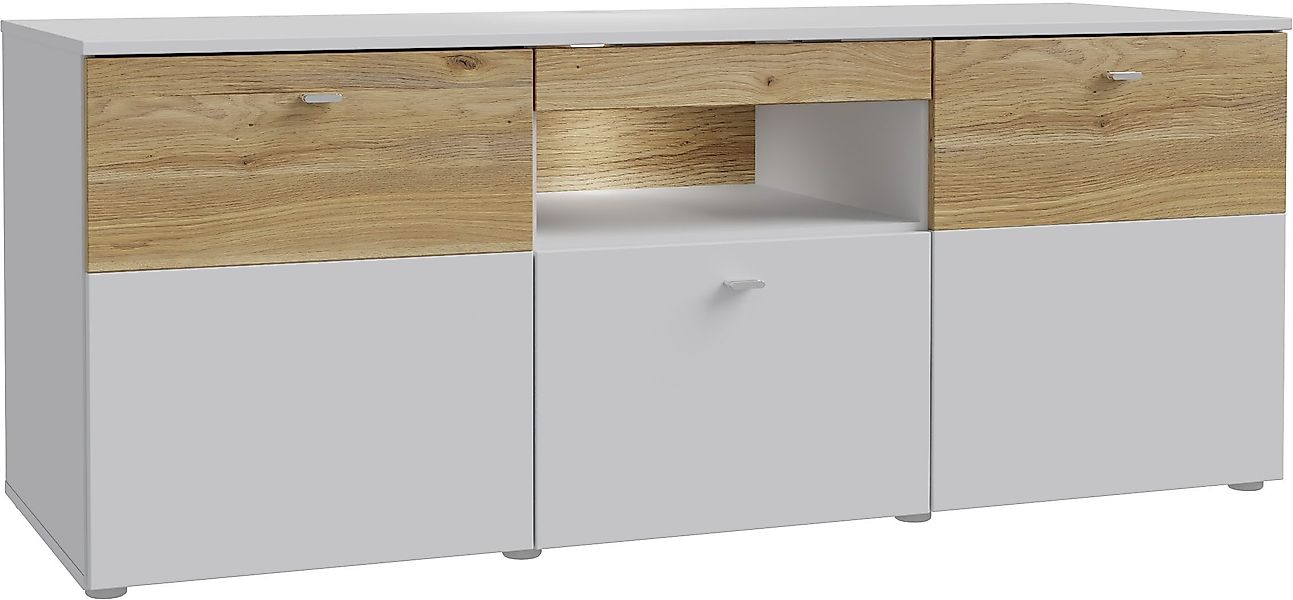 FORTE Lowboard "Como", TV-Board, LED Beleuchtung, Soft Close, Stauraum, 149 günstig online kaufen