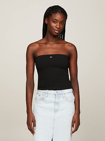 Tommy Jeans Bandeautop "TJW SLIM ESSENTIAL TUBE TOP", mit Tommy Jeans Logo- günstig online kaufen