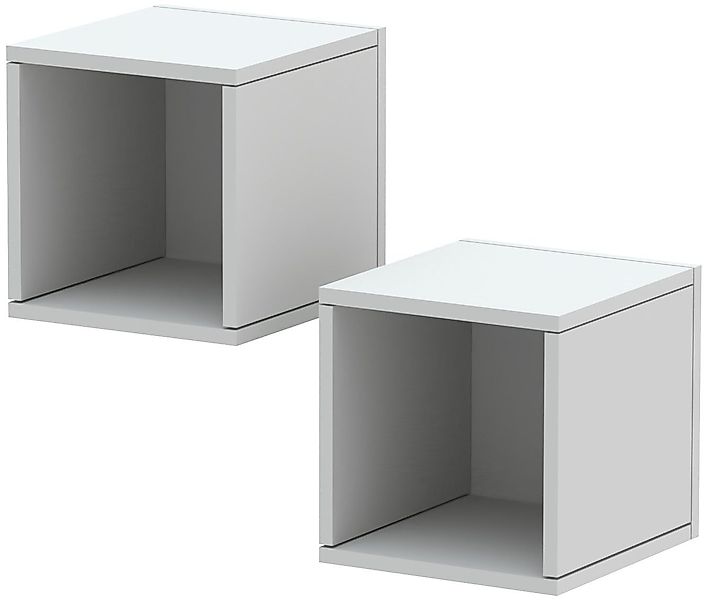 INOSIGN Wandregal "Wandregal Infinity" Set, 2 kleine Würfelregale, 2 Stk. t günstig online kaufen