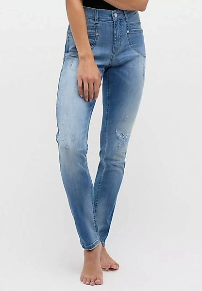 ANGELS Skinny-fit-Jeans SKINNY POCKET light blue used destroyed günstig online kaufen