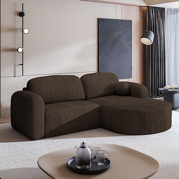 Masseno Ecksofa AMILIA mit Schlaffunktion L-Form, günstig online kaufen