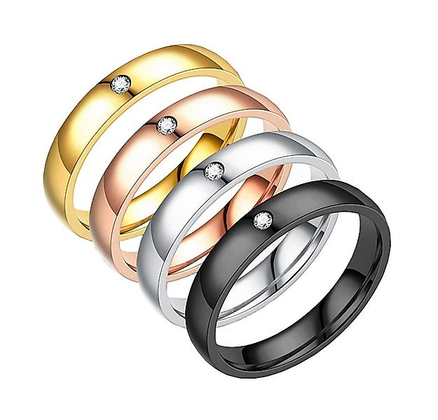 Taffstyle Fingerring Damen Ring Solitärring Verlobungs mit Kristall Silber günstig online kaufen