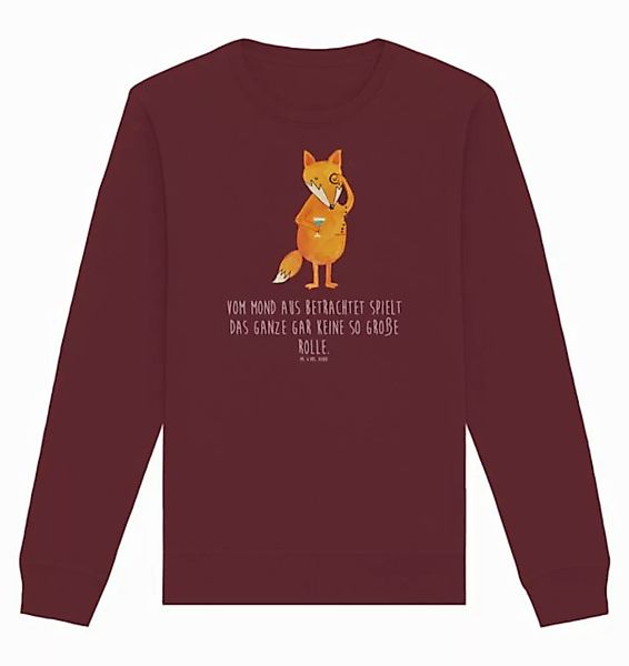 Mr. & Mrs. Panda Longpullover Größe S Fuchs Lord - Burgundy - Geschenk, Swe günstig online kaufen