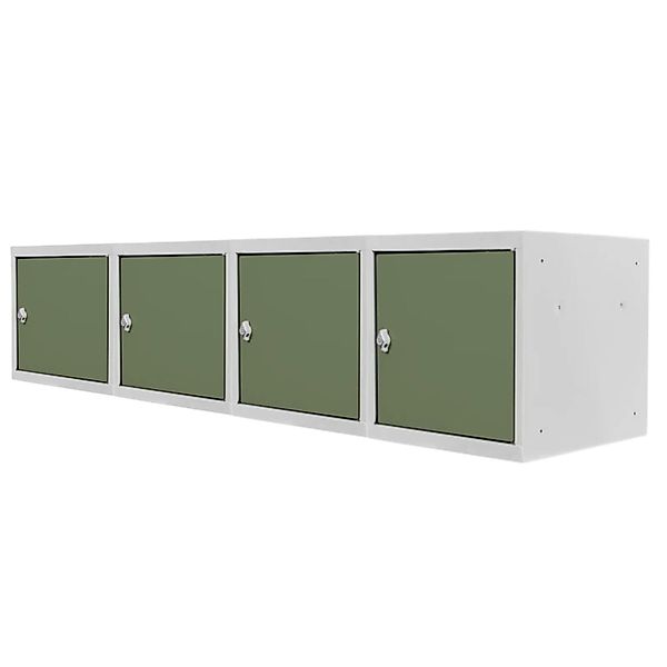 PROREGAL Mega Deal 4x Schließfachwürfel Blocky Mit Drehriegelschloss Für Vo günstig online kaufen