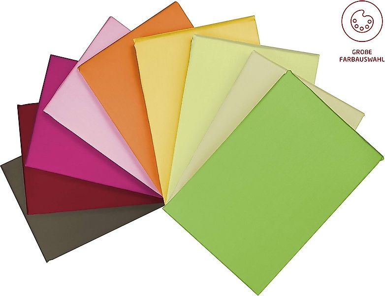 fleuresse Bettwäsche Colours, 100% Baumwolle, 2 günstig online kaufen