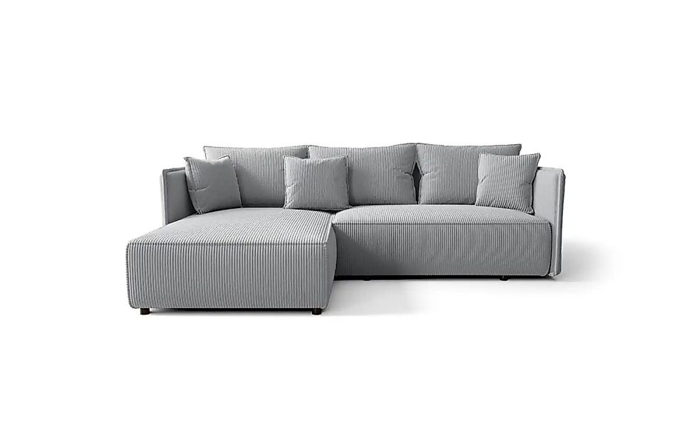 Ecksofa mit Schlaffunktion Milano ¦ grau ¦ Maße (cm): B: 245 H: 85 Polsterm günstig online kaufen