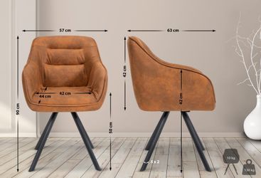 CLP Esszimmerstuhl Russel, Samt oder Antik günstig online kaufen