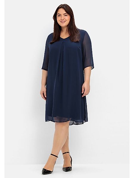 Sheego Cocktailkleid Große Größen im Layerlook, günstig online kaufen