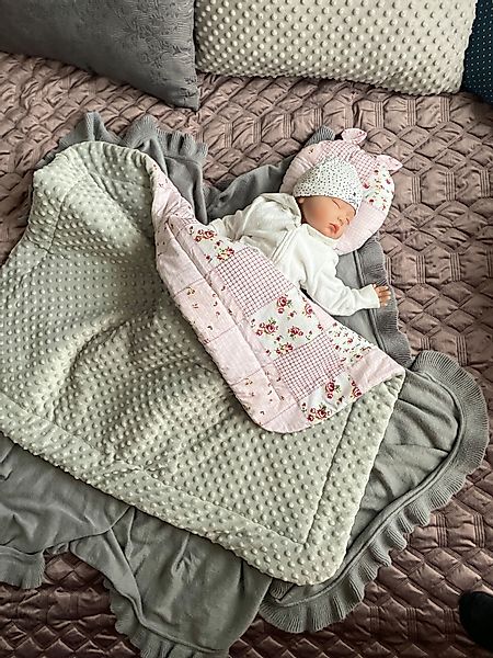 Babydecke Warm, Mittelwarm BAUMWOLLE/MINKY Babydecke 80x100 günstig online kaufen