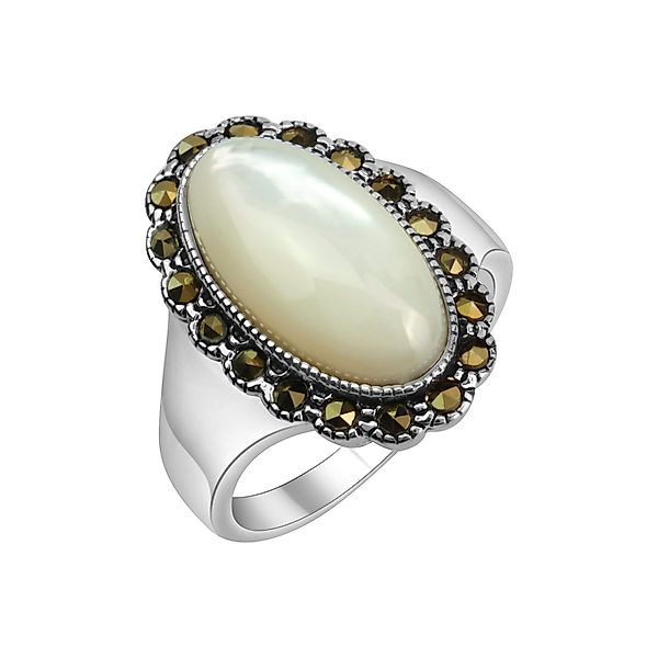 Zeeme Fingerring Silber 925 oxydiert mit günstig online kaufen