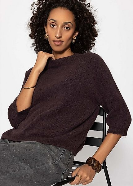 SASSYCLASSY Strickpullover Strickoberteil für Damen Weicher Pullover mit ha günstig online kaufen