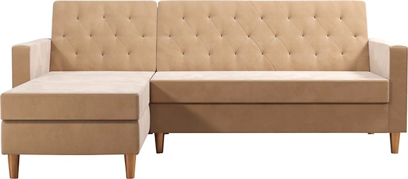 CosmoLiving by Cosmopolitan Ecksofa »Liberty, L-Form,« mit Schlafffunktion, günstig online kaufen