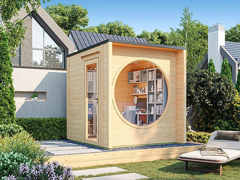 Fjordholz Gartenhaus Office Box Größe XXS natur günstig online kaufen