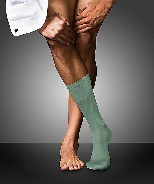 FALKE No. 9 Pure Fil d´Écosse Gentlemen Socken, Herren, 43-44, Grün, Uni, B günstig online kaufen