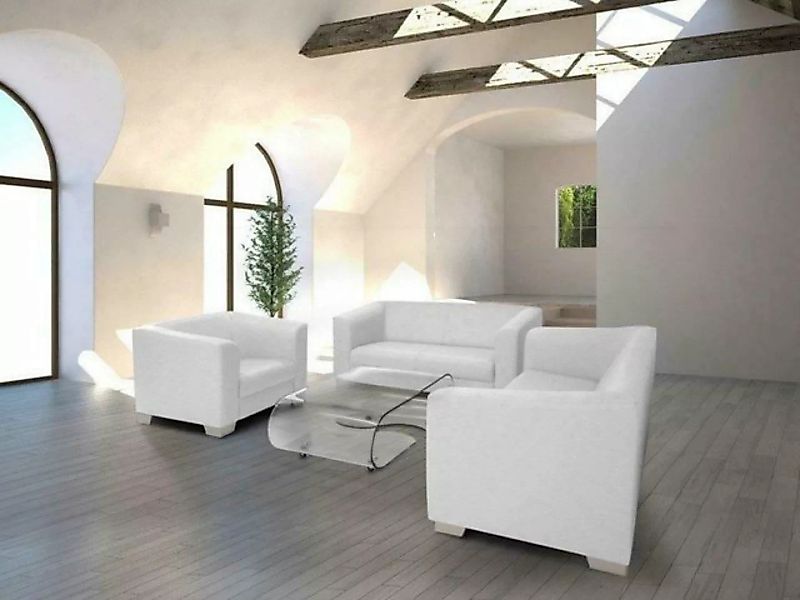 JVmoebel Sofa Moderne Rote Sofagarnitur 3+2+1 Set Luxus Sitzer Couch Möbel günstig online kaufen