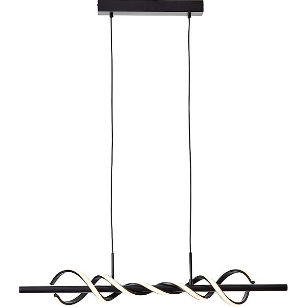 Brilliant LED-Pendelleuchte Amalie 95 cm Schwarz günstig online kaufen