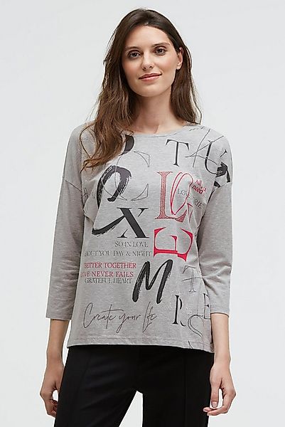 SOCCX 3/4-Arm-Shirt mit Seitenschlitze günstig online kaufen