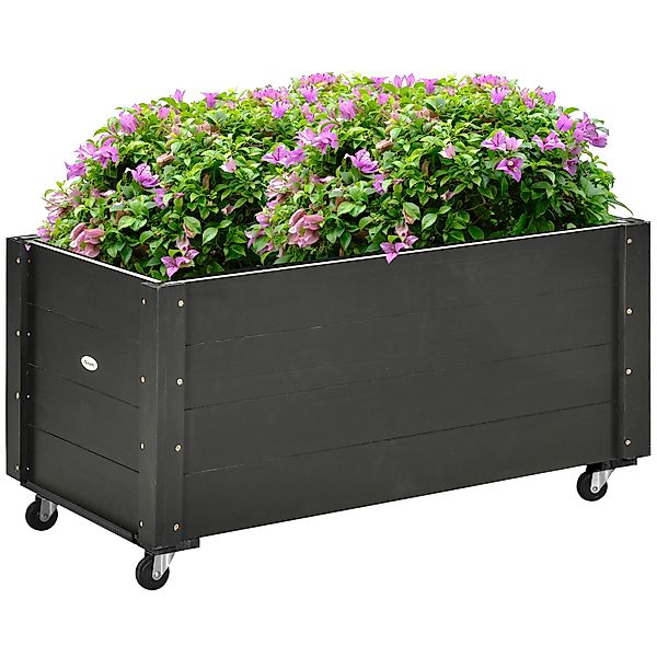 Outsunny Hochbeet mit Rollen (Pflanzbeet, 1 günstig online kaufen
