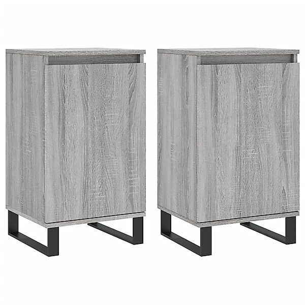 vidaXL Sideboard Sideboards 2 Stk. Grau günstig online kaufen