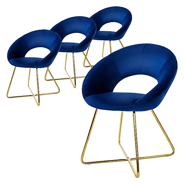 ML-DESIGN Stuhl Samtstuhl Esszimmerstuhl & Wohnzimmerstuhl günstig online kaufen