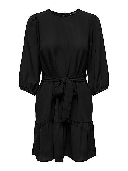 ONLY Petite 3/4-puffärmel Kleid Damen Schwarz günstig online kaufen
